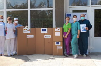 The European Union, in partnership with GIZ and CzDA, provided 2 pulmonary ventilators for a hospital in the Transnistrian region, in the context of support to the Republic of Moldova for COVID-19 response