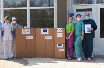 The European Union, in partnership with GIZ and CzDA, provided 2 pulmonary ventilators for a hospital in the Transnistrian region, in the context of support to the Republic of Moldova for COVID-19 response