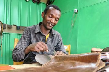 Why do we support the development of leather production in Ethiopia?